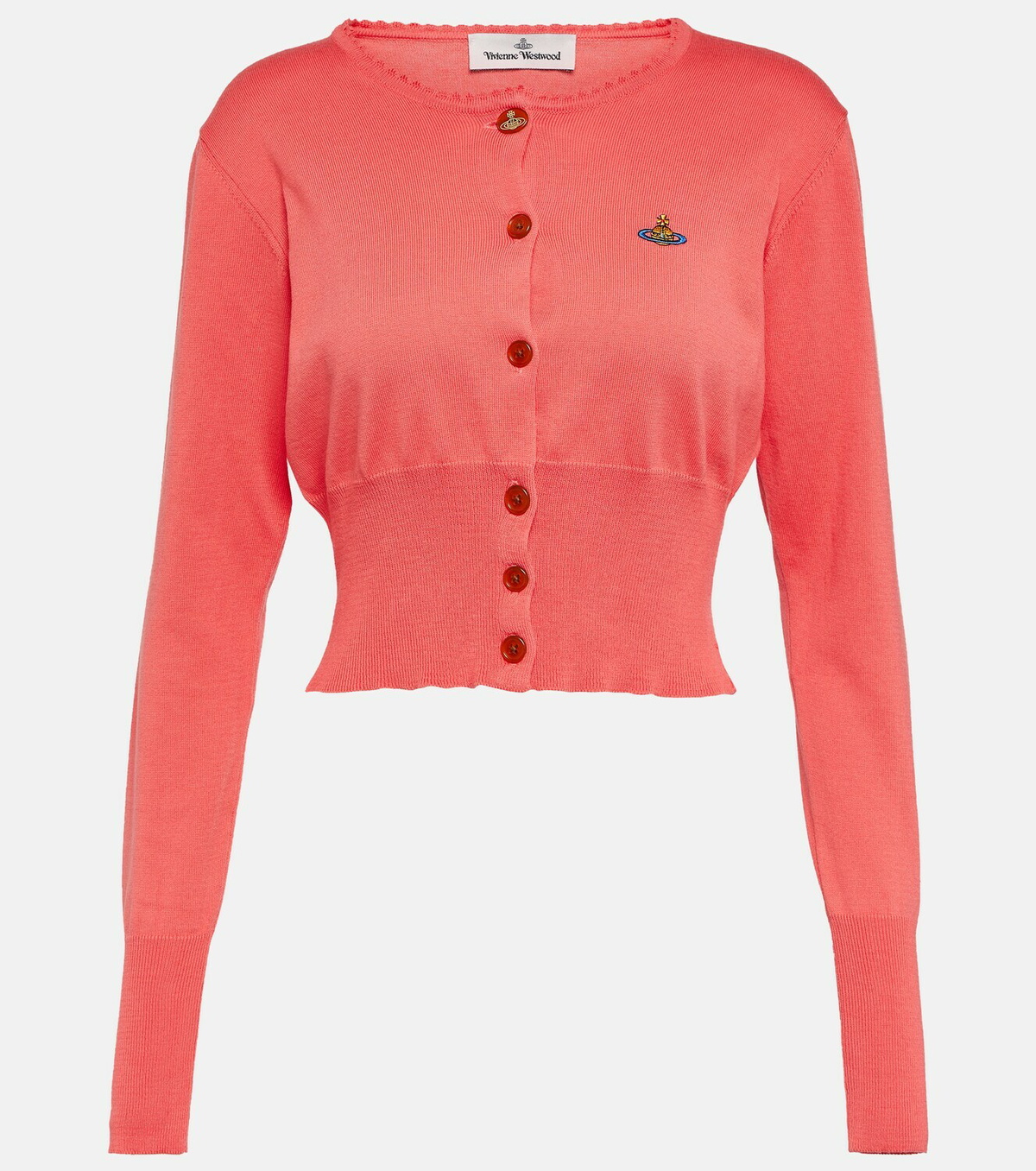 Vivienne Westwood Bea cropped cotton cardigan Vivienne Westwood