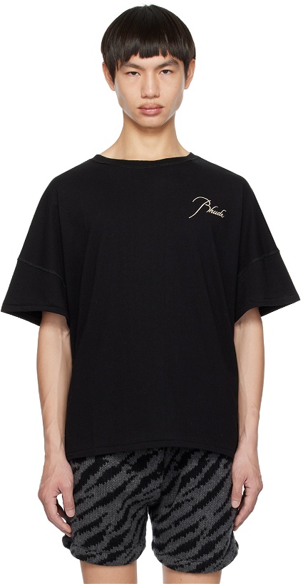 Photo: Rhude Black Reverse T-Shirt