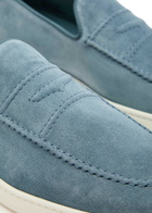 Church's Peebles Suede Loafers Blue