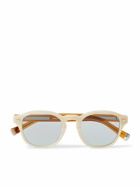 Brunello Cucinelli - Round-Frame Two-Tone Acetate Sunglasses