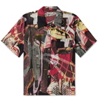 Our Legacy - Camp-Collar Printed Cotton and Silk-Blend Shirt - Black