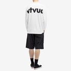 WTAPS Men's 20 Long Sleeve Printed T-Shirt in White