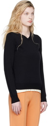 High Sport Black Billie Vneck Sweater