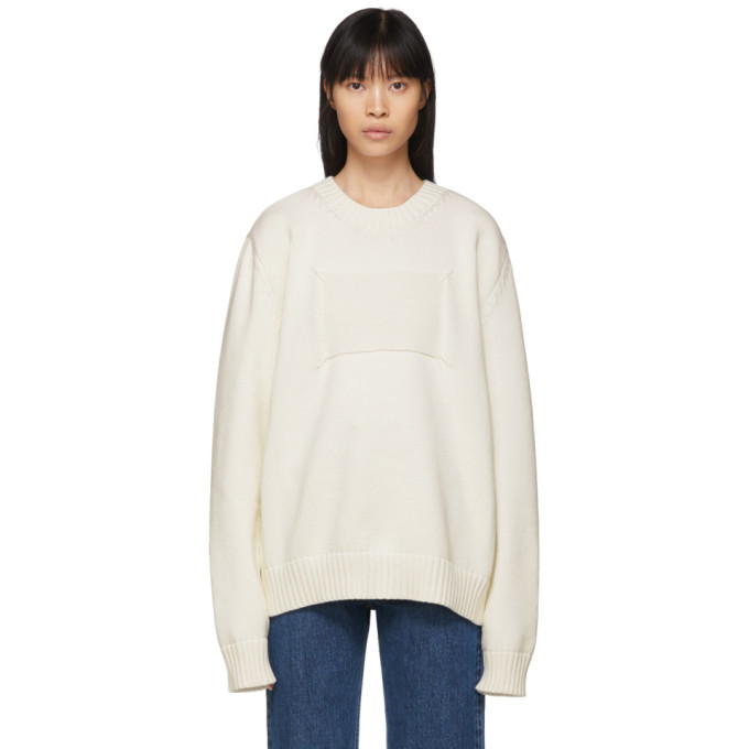 Maison Margiela Off-White Memory Of Label Sweater Maison Margiela