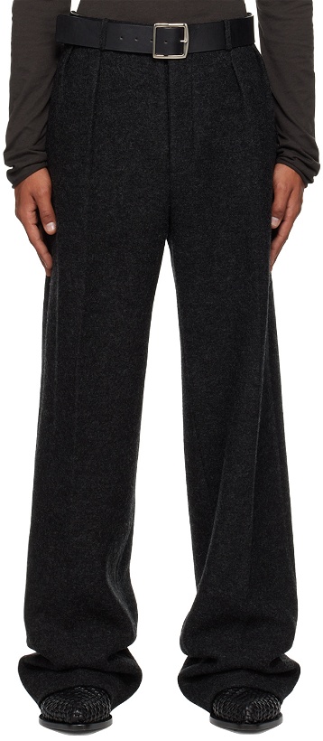 Photo: 16Arlington SSENSE Exclusive Black Felix Trousers