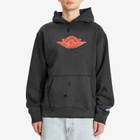 Air Jordan Men's Rair Air Pullover Fleece Hoodie in Black