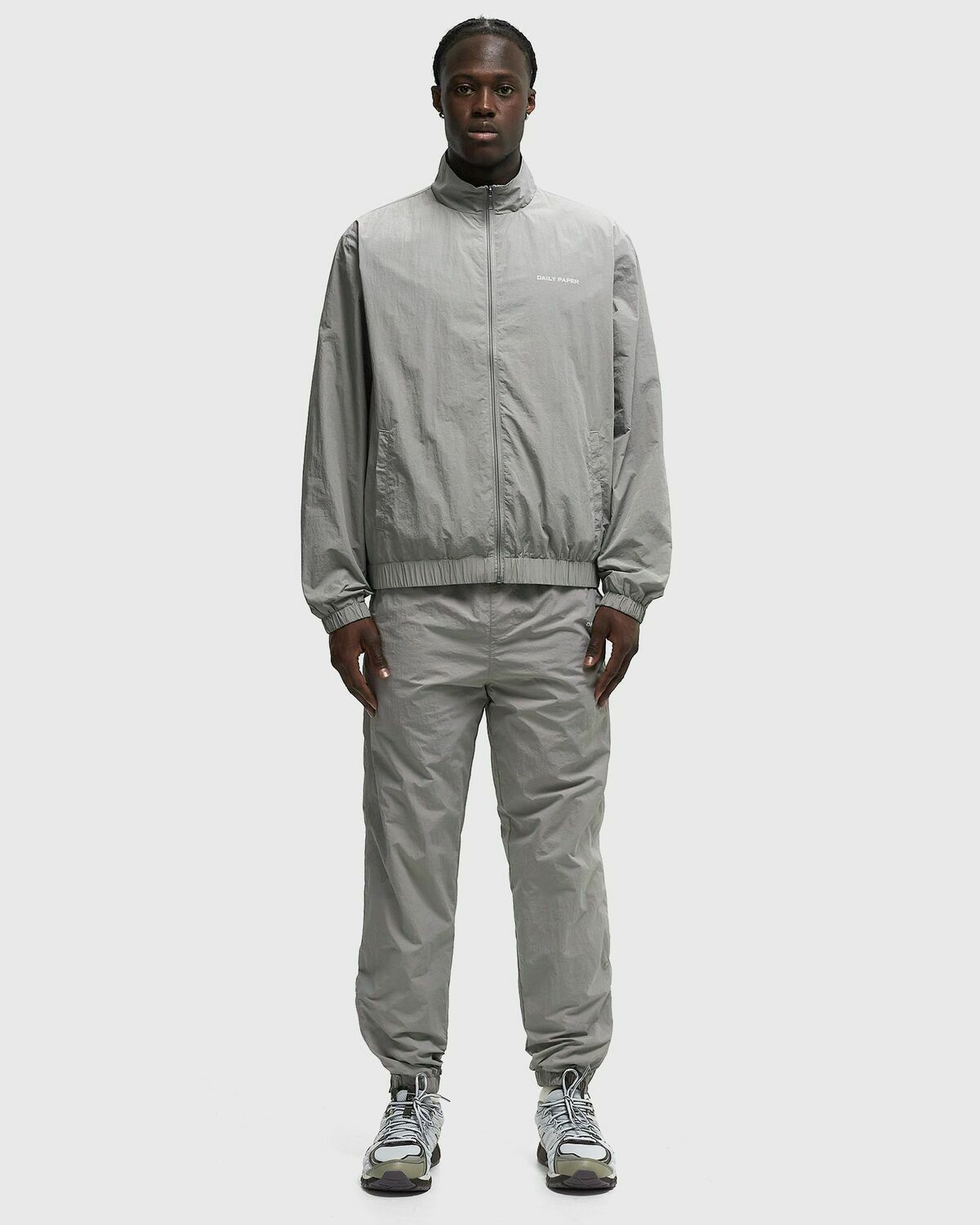 Daily Paper Eward jacket Grey Mens Track Jacket