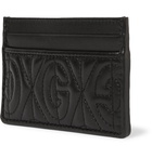 Gucci - Rhombus Quilted Leather Cardholder - Black