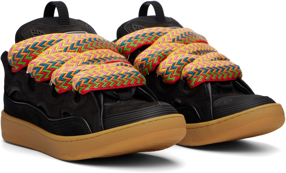 Lanvin Black Curb Sneakers