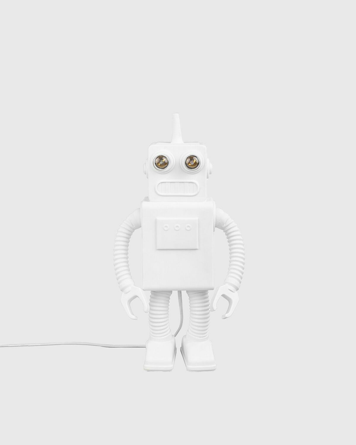 Seletti PORCELAIN LAMP - ROBOT LAMP - EU PLUG White Mens Home deco