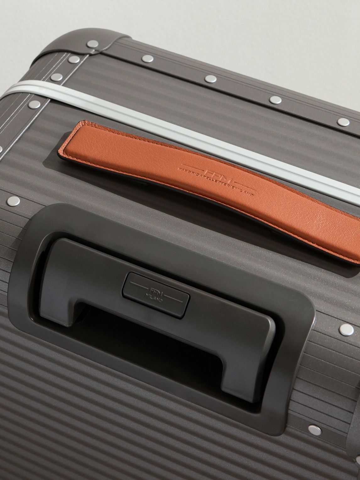 FPM Milano - Bank Spinner 55cm Rubber-Trimmed Aluminium Suitcase