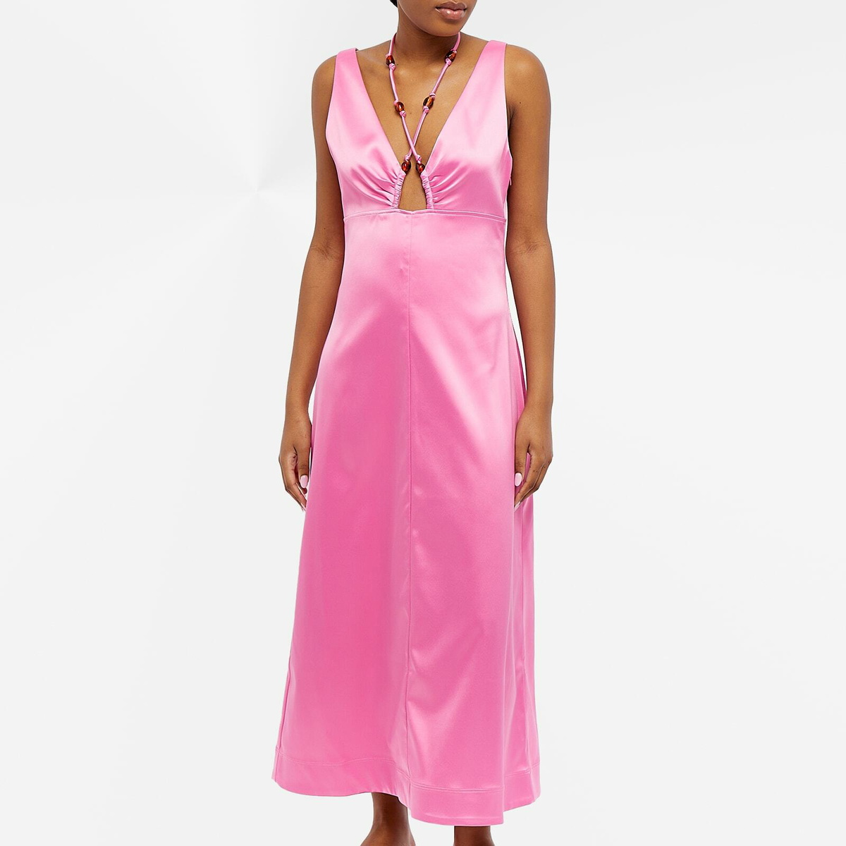 chiffon halter prom dress 2024 Chiffon Black Halter Formal Dress With Slit XS / Blue main image 1