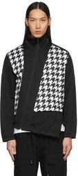 Comme des Garçons Homme Plus Black Paneled Zip-Up