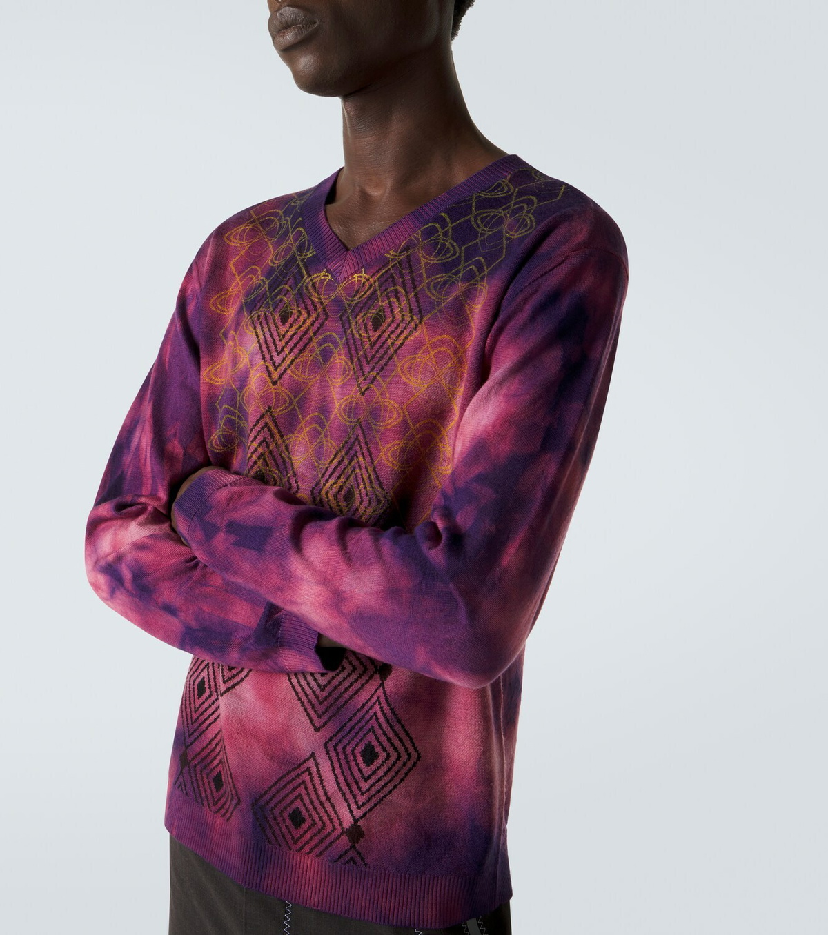 Kiko Kostadinov Hatha tie-dye wool sweater