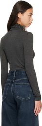 AGOLDE Gray Pascale Turtleneck