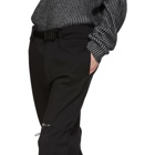 1017 ALYX 9SM Black Gaiter Buckle Trousers