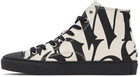 Vivienne Westwood Off-White & Black Plimsoll Sneakers