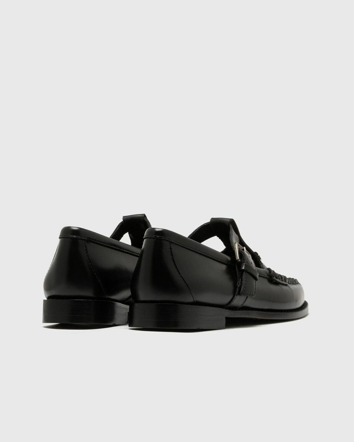 G H Bass WEEJUN WMN Mary Jane Tassel Black Womens Casual Shoe