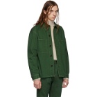 Lemaire Green Denim Overshirt Jacket