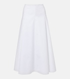 Jacquemus Triangle cotton-blend midi skirt