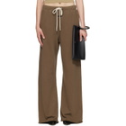 Fear of God ESSENTIALS Brown Raw Cut Lounge Fit Sweatpants