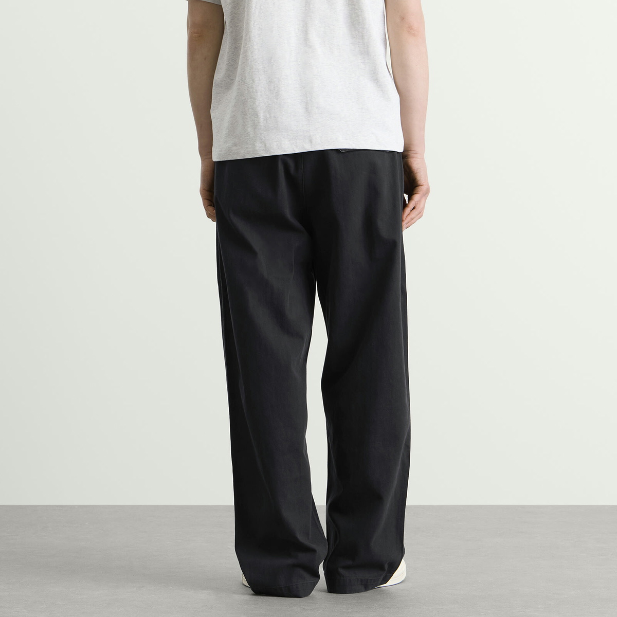 Butter Goods Men's Pleated Trousers in Washed Black