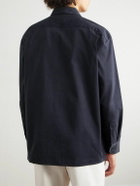 Ghiaia Cashmere - Cotton-Twill Shirt - Blue