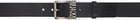 Versace Jeans Couture Black Pin-Buckle Belt