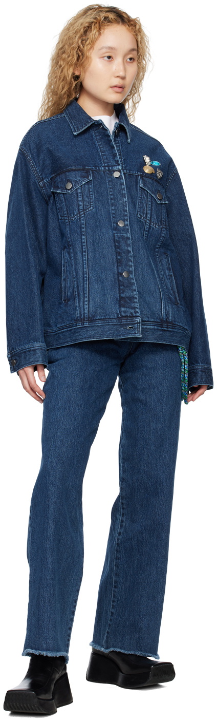 Song for the Mute Navy Boyfriend Jeans