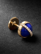 Jenny Dee Jewelry - Taygeta 18-Karat Gold, Lapis Lazuli and Diamond Single Earring