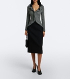 Junya Watanabe Houndstooth wool-blend jacket