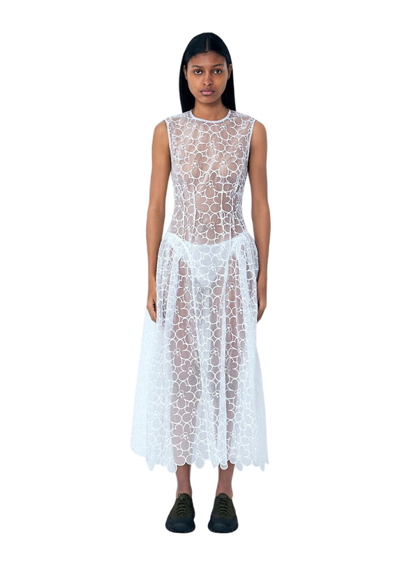 Photo: Cecilie Bahnsen Sleeveless Lace Midi Dress