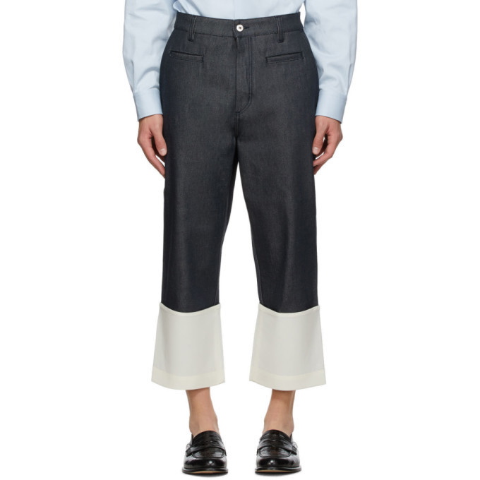 Photo: Loewe Navy Fisherman Jeans