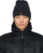 GREG ROSS Black Rib Beanie