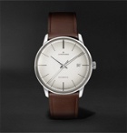 Junghans - Meister Automatic 38mm Stainless Steel and Leather Watch, Ref. No. 027/4050.00 - White