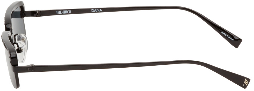 The Attico Black Linda Farrow Edition Dana Sunglasses