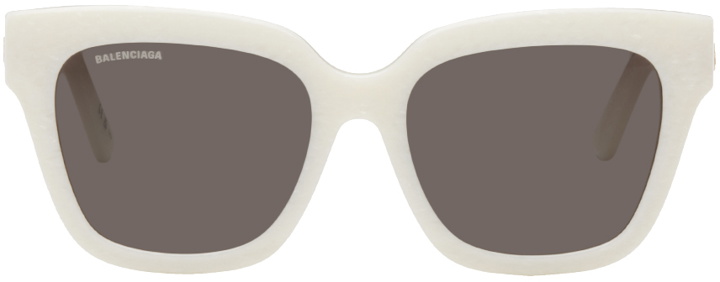 Photo: Balenciaga White Dynasty Butterfly Sunglasses