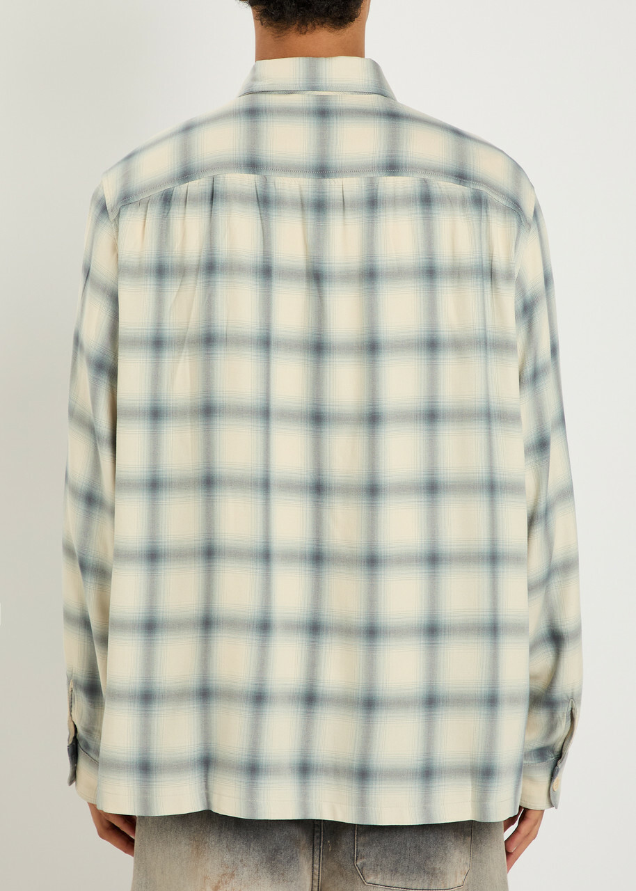 Our Legacy Every Checked Woven Shirt White