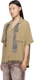 Magliano Beige Pasolini Short Sleeve Shirt