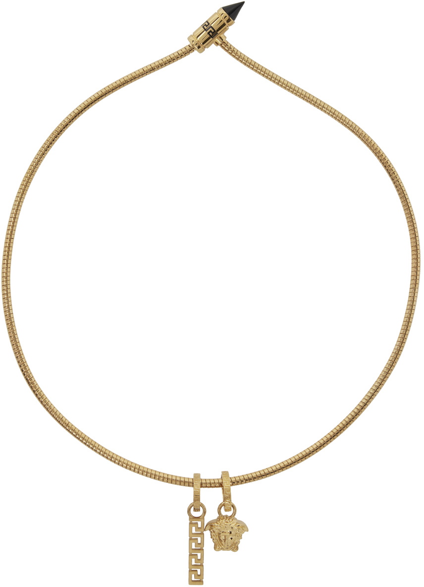 Versace Gold Resina Necklace