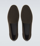 Giorgio Armani Asv jacquard slip-on shoes