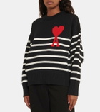 Ami Paris Ami de Cœur wool sweater