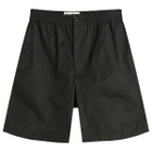 AMI Paris Men's Elasticated Waist Shorts in Noir
