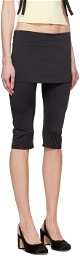 Sandy Liang Black Solow Shorts