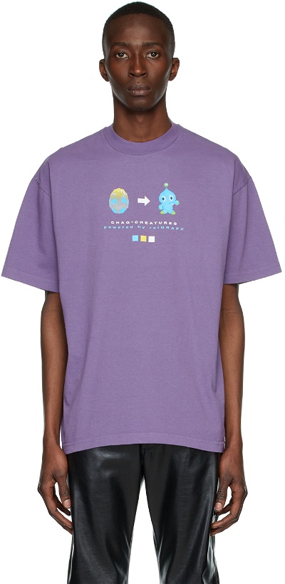 Photo: Stray Rats Purple Sonic The Hedgehog Edition Chao Egg T-Shirt
