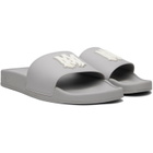 AMIRI Gray 'MA' Pool Slides