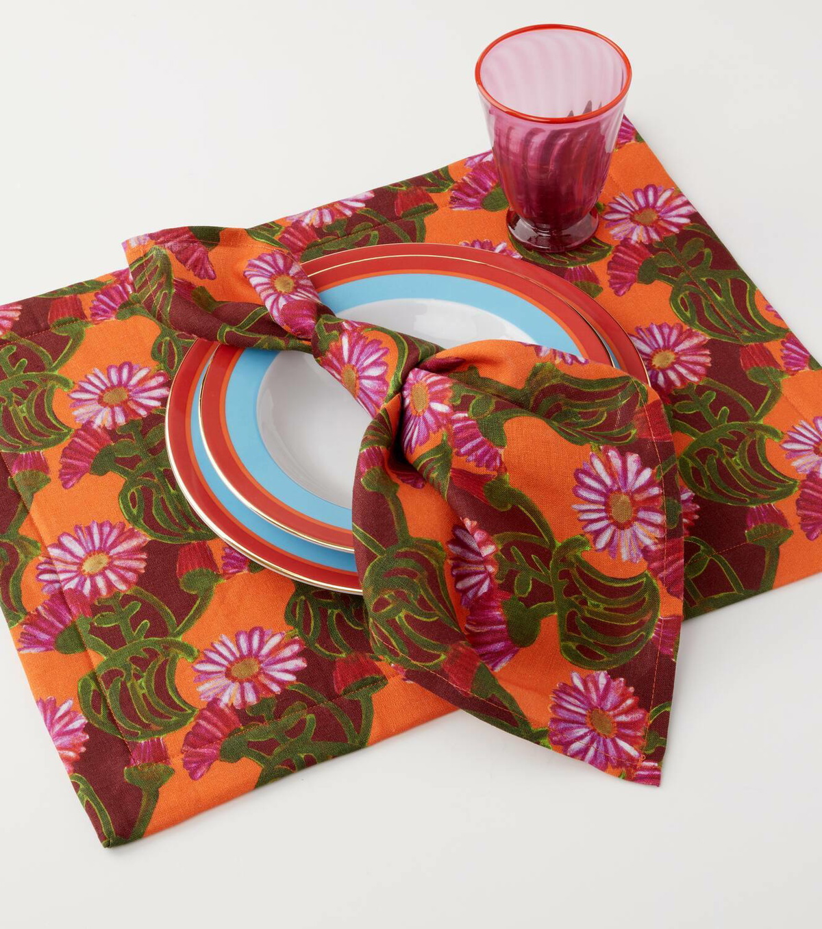 La DoubleJ Como Gerber Large set of 2 napkins