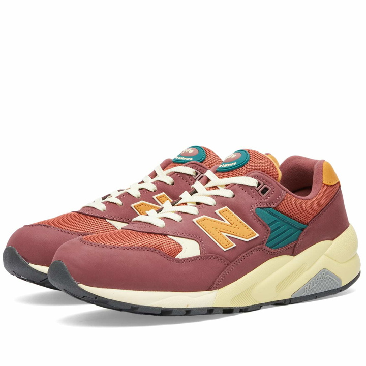 Photo: New Balance Men's MT580KDA Sneakers in Washed Burgundy