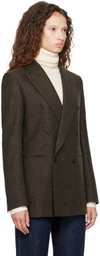 The Frankie Shop Brown Monterey Structured Blazer