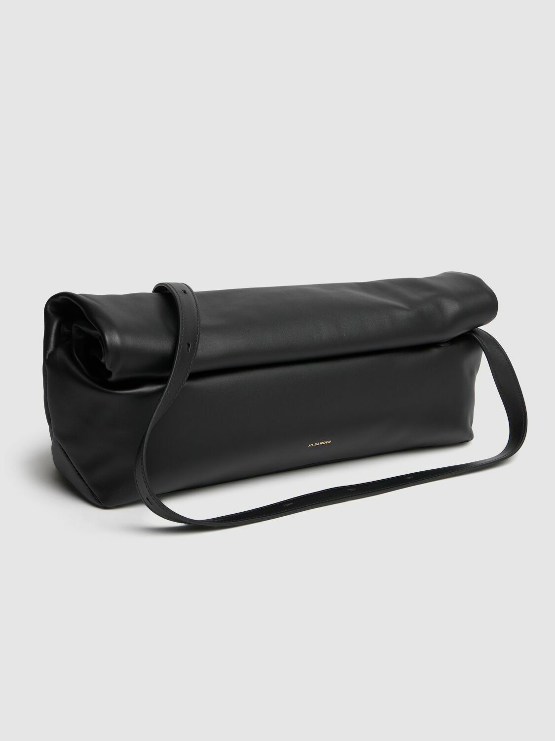 JIL SANDER Medium Rollup Soft Leather Shoulder Bag Jil Sander